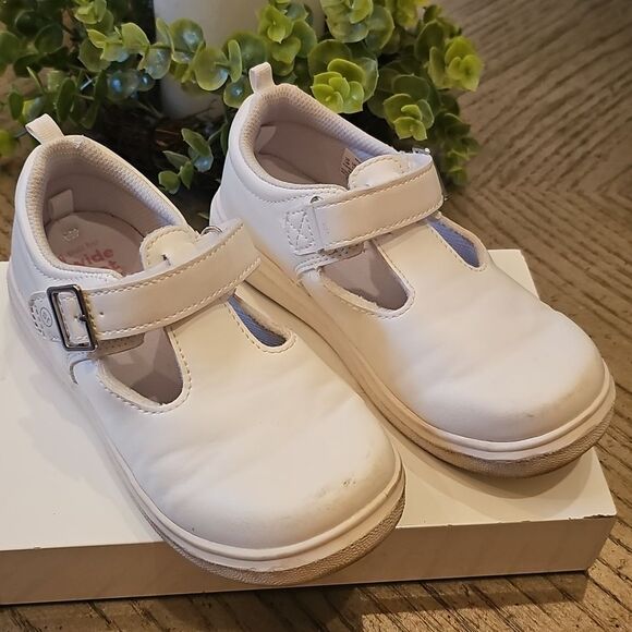 Stride Rite Mary Jane White Shoes Size 12 - Picture 9 of 9